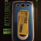 Metallic Protective Case w/ Stand for Samsung Galaxy S3 S III  Metallic Blue