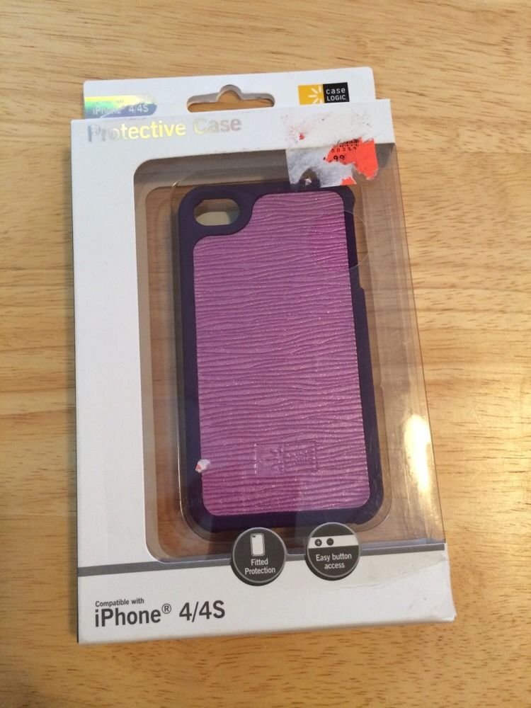 Case Logic Protective Case iPhone 4 4S Purple Metallic