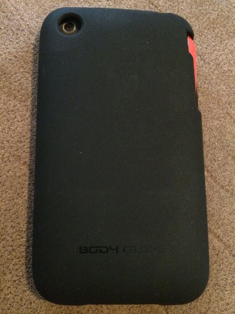 Apple iPhone 3GS Body Glove Custom Fit Grasp Case Matte Black