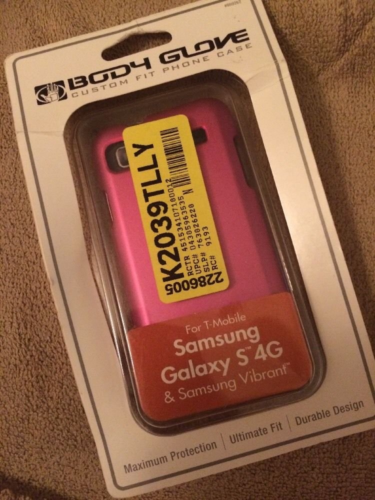 Samsung Galaxy S 4G / Samsung Vibrant Pink Body Glove Smooth Case for T-Mobile