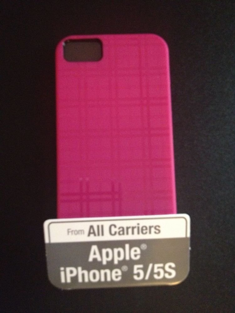 Body Glove Grasp Case for iPhone 5 5S PInk Cover / Pink Plaid Matte Paterned