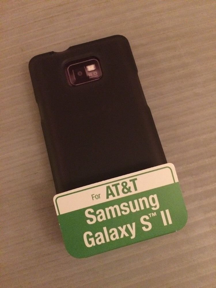 ATT Samsung Galaxy S2 SII Body Glove Grasp Case Cover Smoke Gel Case