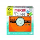 Maxell 30pk CD-R Color Discs 80min 700MB 48x  648451  3 Colors