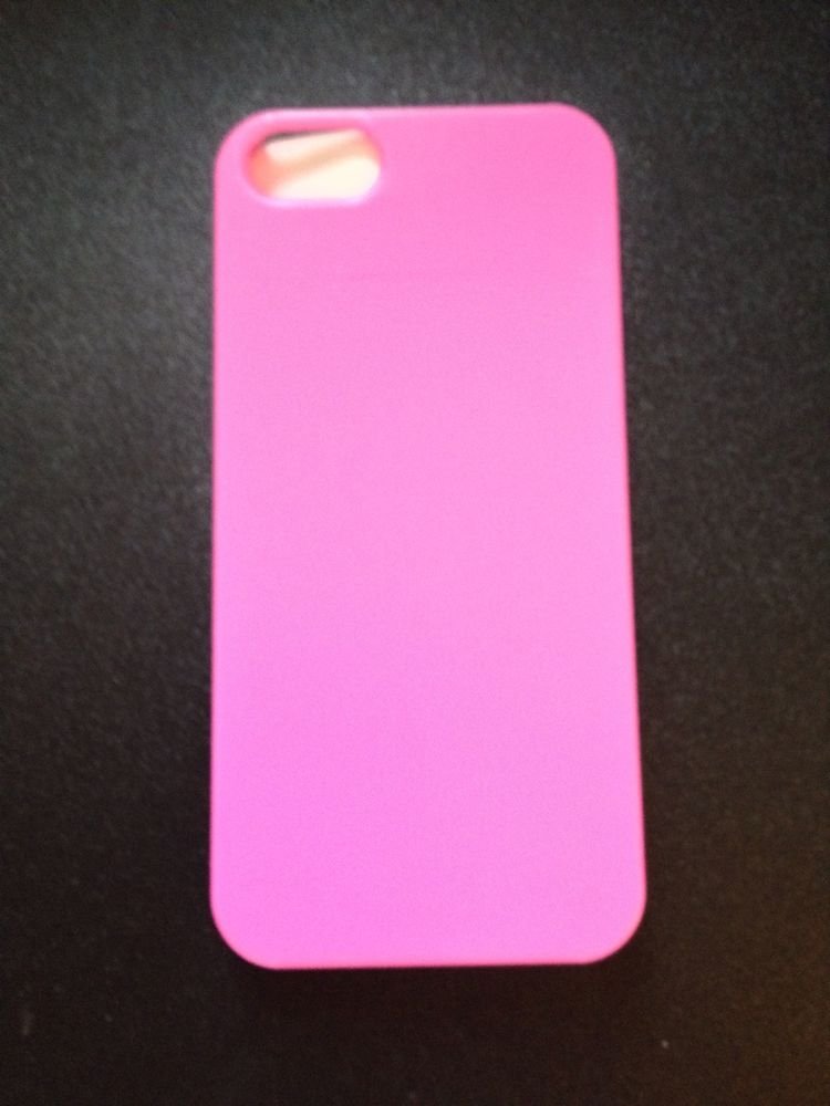 iPhone 5 5S Barely There Hard Case Cover Pink or Red  Snap On Case