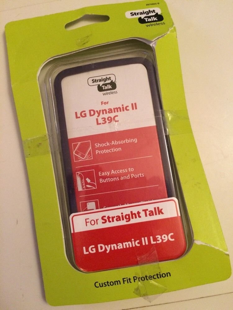LG Dynamic II L39C Purple Gel Case For Straight Talk CRC94240 Matte Cover