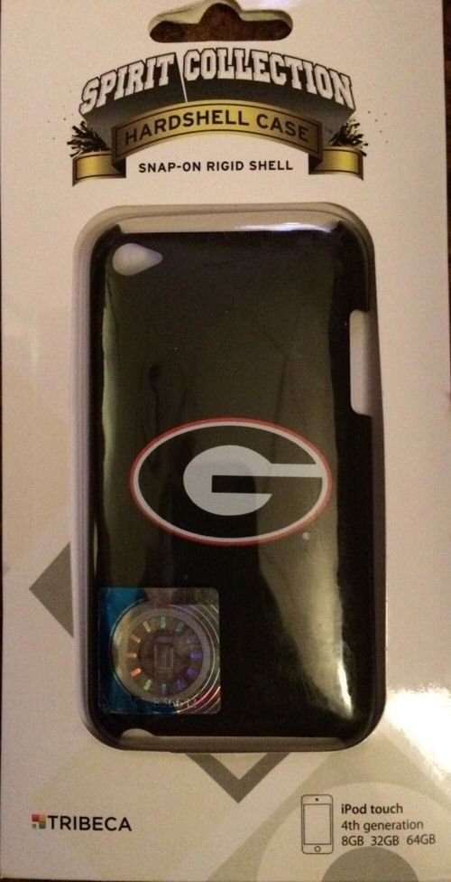 Tribeca iPod Touch 4 4th Gen Varsity Jacket Georgia Bulldogs Black / Red