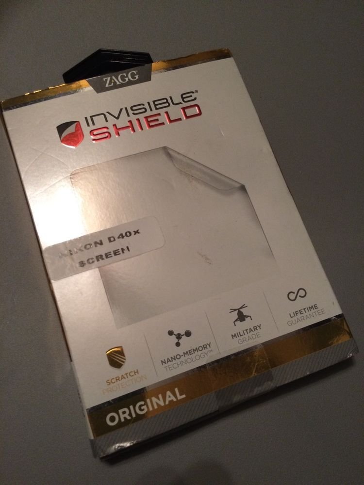 ZAGG InvisibleShield Screen Protector for Nikon D40X Digital Camera LCD Protect