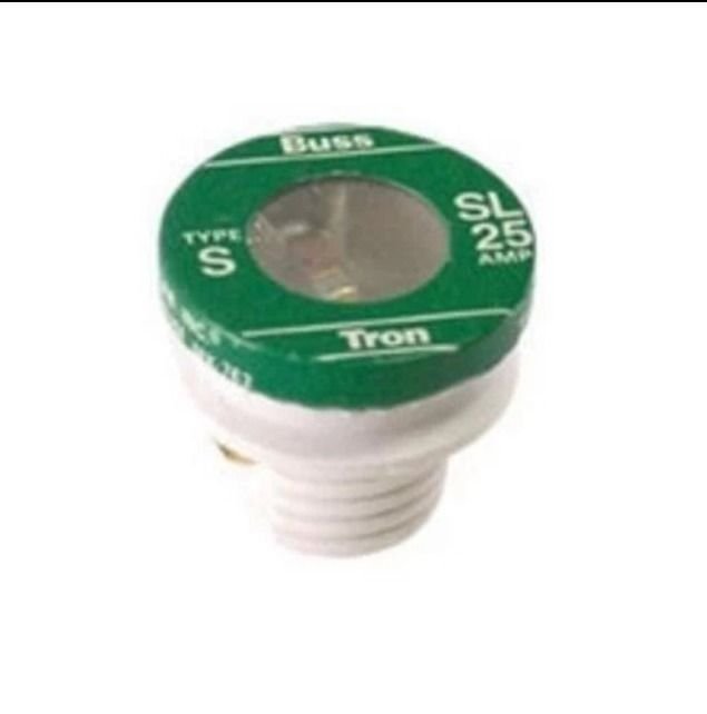 Bussman Fuse Plug  25 Amp SL-25PK4  Box Of  4 Bus
