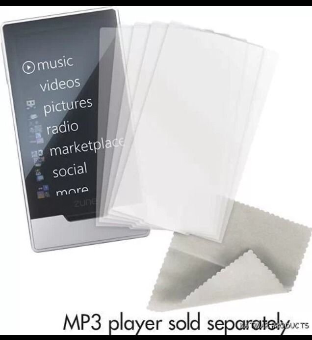 Griffin Screen Protector Screen Care Kit Universal Protector Microsoft Zune 3.5"