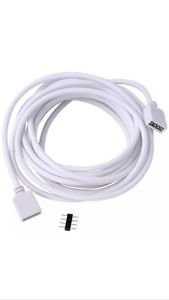 SUPERNIGHTâ„¢ 6M 19.6ft Extension Cable Connect 4pins plug for RGB Strip lights