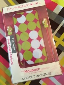Fashionation Macbeth Collection Mod Dot iPod Touch 5th Gen Snap Case & Earbuds