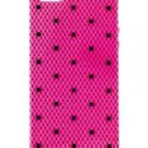 Victoria's Secret Pink Lace Black Polka Dot iPhone 5/5S Case Cover NIB  VS