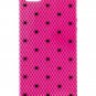 Victoria's Secret Pink Lace Black Polka Dot iPhone 5/5S Case Cover NIB VS