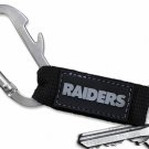 SWW20563KC - OFFICIAL OAKLAND RAIDERS  CARABINER WITH BOTTLE OPENER AND  KEY CHAIN