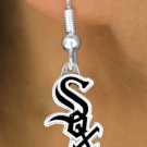 SWW14792E - CHICAGO WHITE SOX LOGO EARRINGS