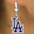 SWW14794E - LOS ANGELES DODGERS LOGO EARRINGS