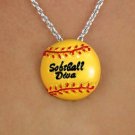 SWW13187N2 - "SOFTBALL DIVA" NECKLACE