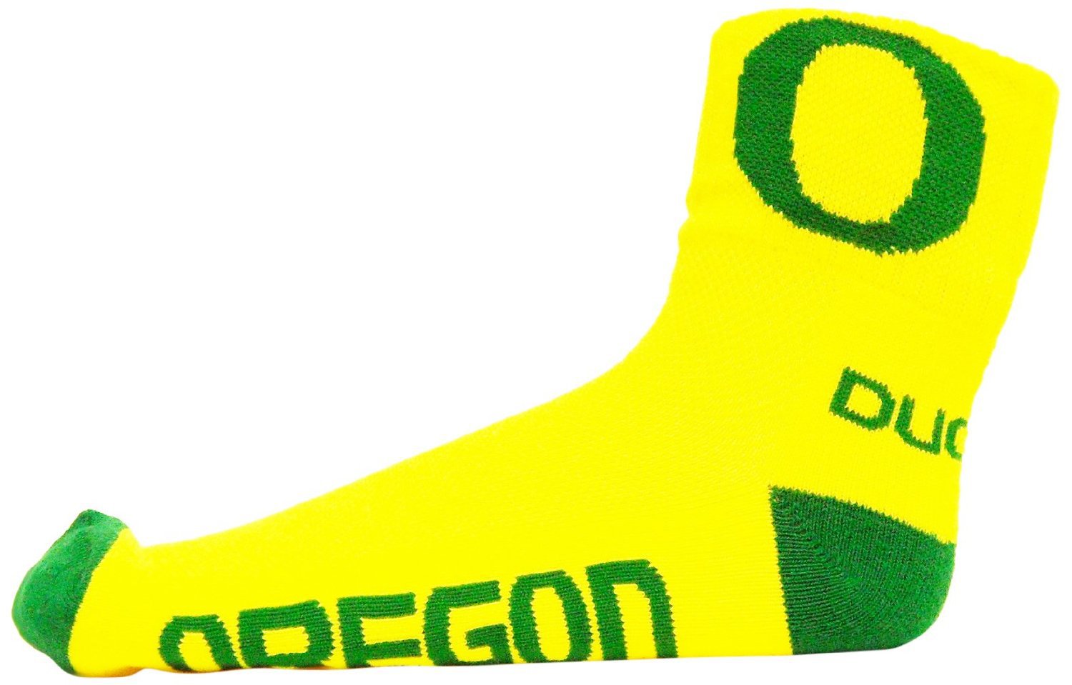 SZ One Size NCAA Oregon Ducks Men's Quarter Socks, Yellow - SWAZC