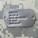 Real Debossed Military Dog Tag Made  4 Your Paracord