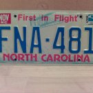 1985 North Carolina License Plate Tag NC #FNA-481 EX-N YOM NCY4