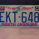1986 North Carolina YOM Passenger License Plate NC #EKT-648 EX NCY4
