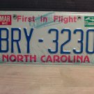 1988 North Carolina EX License Plate NC #BRY-3230 NC5