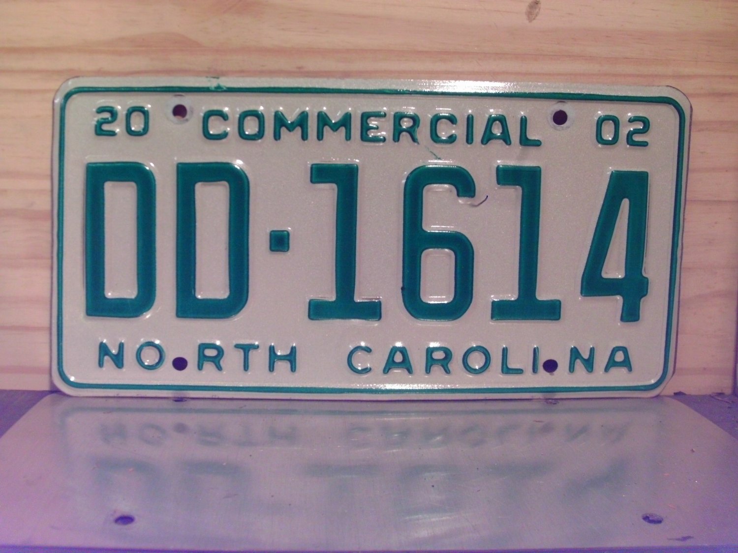 2002 North Carolina NC Commercial Truck EX License Plate With