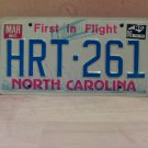 1986 North Carolina YOM Passenger License Plate NC #HRT-261 EX NC5