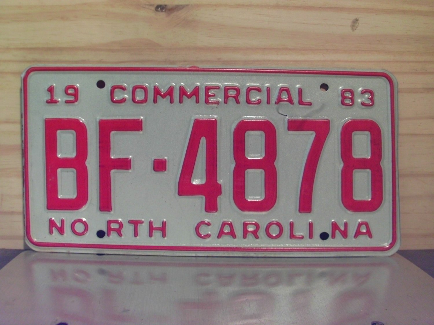 1983 North Carolina NC Commercial Truck License Plate Mint BF4878