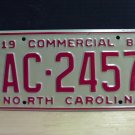 1981 North Carolina NC YOM Truck License Plate Mint AC-2457 NC7
