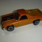1998 Matchbox #32 '70 Chevy El Camino in Burnt Orange Mint on Card
