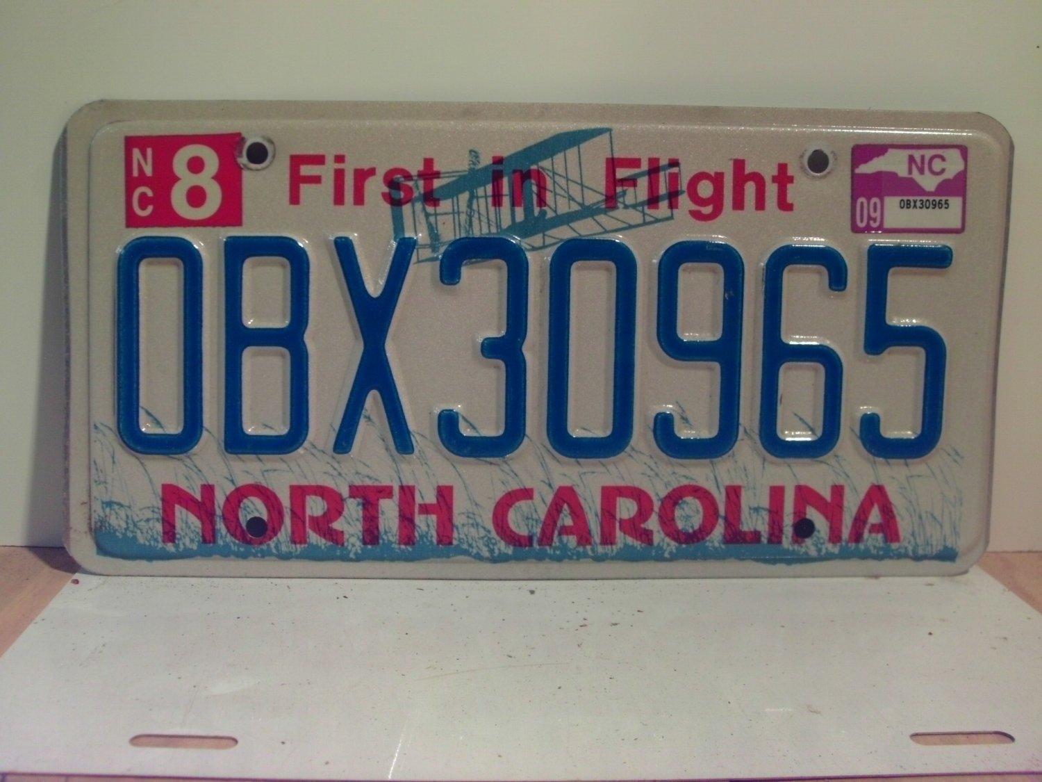 2009 North Carolina NC Outer Banks OBX License Plate OBX30965 EX NC11