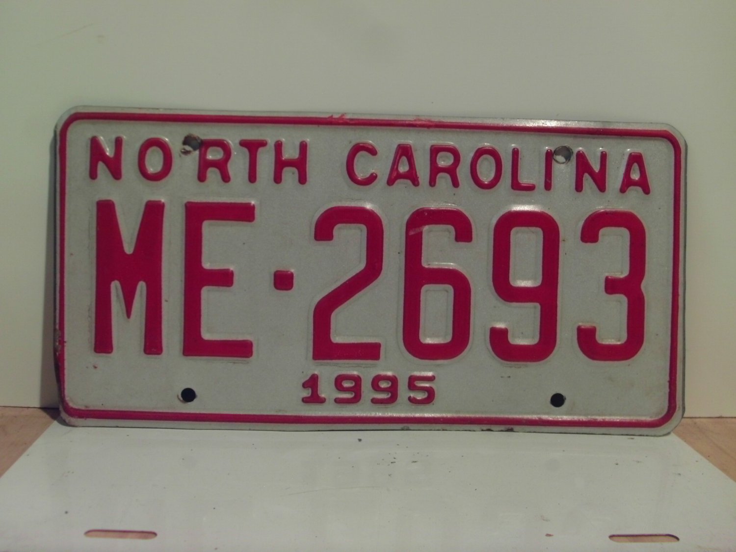 1995 North Carolina NC Mobile Electric License Plate ME2693 NC11