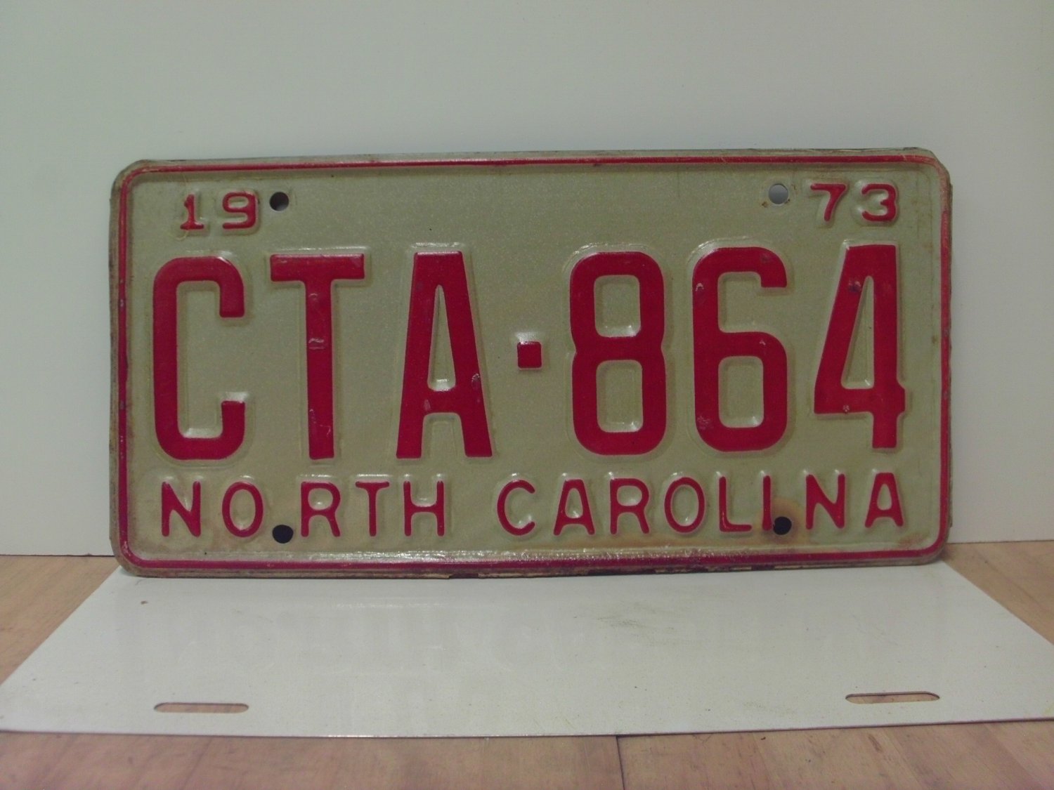 1973 North Carolina Yom License Plate Tag Nc Cta 864 Vg Nc2