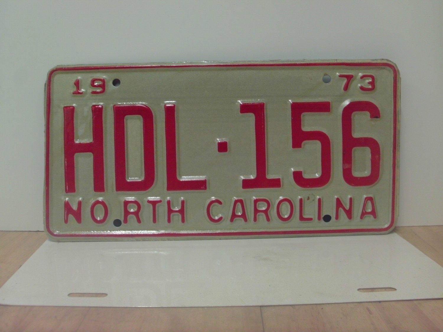 1973 North Carolina YOM License Plate Tag NC #HDL-156 Mint! NCY2