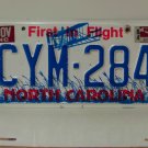 1984 North Carolina NC Passenger YOM License Plate CYM-284 VG-N NCY4