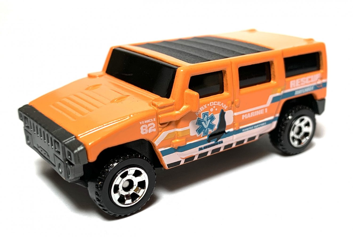 2020 Matchbox #89 Hummer H2 SUV Concept in Orange Mint on Card