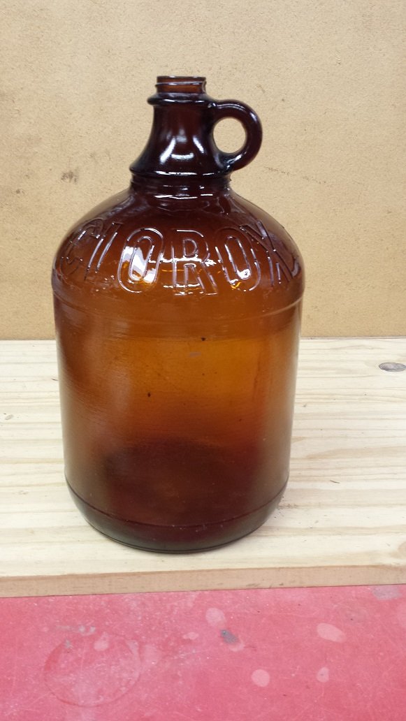 1953 Clorox Bleach Bottle 128oz. One Gallon 16 Mold