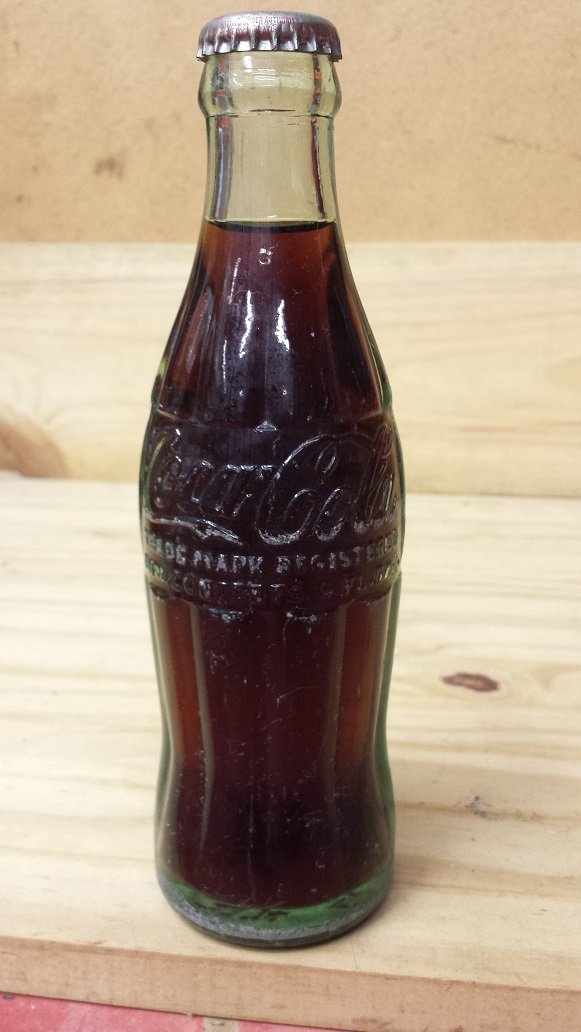 1950 Lexington, NC Patent D105529 CocaCola Bottle Filled CC28