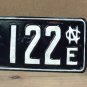 1927 North Carolina Tonnage License Plate NC T-11122 6-30-1927