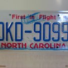 2015 North Carolina License Plate NC DKD-9099 NC8