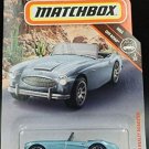 2019 Matchbox #78 Austin Healey Roadster in Blue Metallic Mint on Card