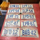 Lot of 10 North Carolina First In Flight License Plates - Lot 1 EPW65
