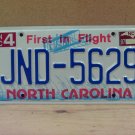 1997 North Carolina NC License Plate With Registration JND-5629 EX-R