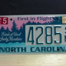 2011 North Carolina NC Great Smoky Mountains License Plate 4285-SM NCO1