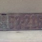 1920 North Carolina NC License Plate Pair 52-516 YOM NCY1