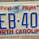 1984 North Carolina NC License Plate DEB-404 YOM VG NCY4