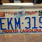 1986 North Carolina NC License Plate EKM-319 YOM VG NCY4