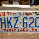 1986 North Carolina NC License Plate HKZ-620 YOM VG NCY4