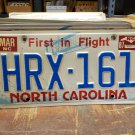 1987 North Carolina NC License Plate HRX-161 YOM VG NCY4
